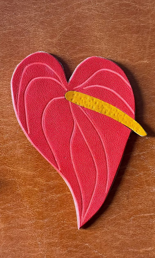 Anthurium leather patch